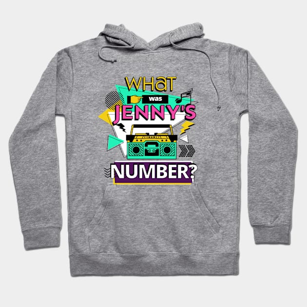 What was Jenny's Number Gen X T-Shirt Hoodie by MaypopHouseDesigns